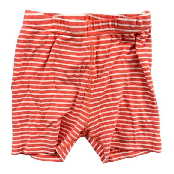 Hannah Andersson Moon and Back Pajama Set Unisex Kids Orange White Stripe Sz 6-7 - Picture 5 of 7